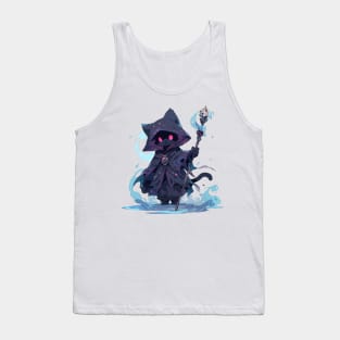 Black Mage Cat Hero Tank Top